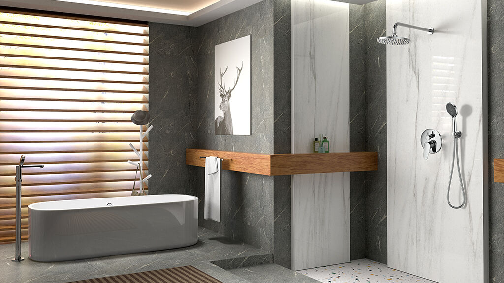 Concealed shower mixers