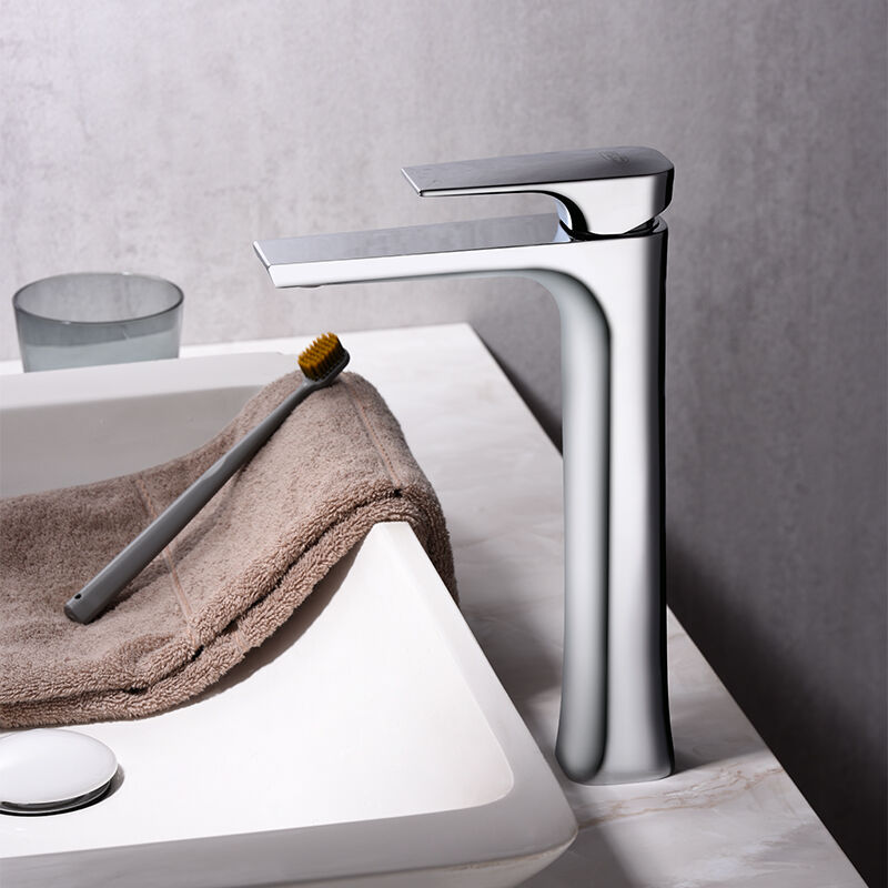 Tall Lavatory Faucet with Ceramic Valve - For Under Counter Basin 65 1885