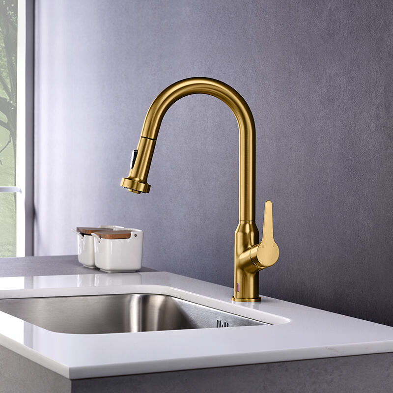 Touchless Sensor Kitchen Faucet - Hygienic Brass Faucet for Home & Commercial 50 3335