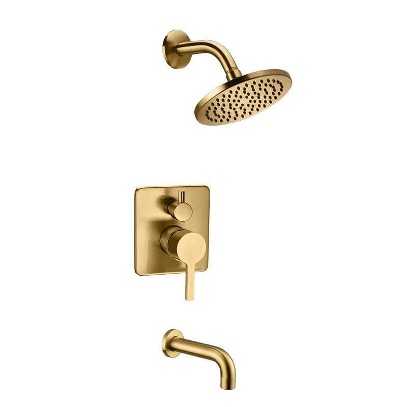 matte black pressure balance valve shower mixer with 3 jet handshower set wall mounted rain shower-7