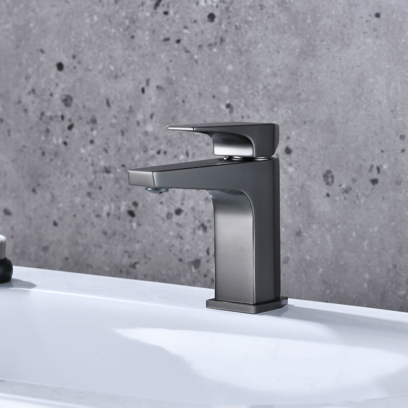 Lavatory Faucet, Deck Mounted Installation -  Single Hole Faucet Mounts Directly to Sink or Countertop - 34 1848