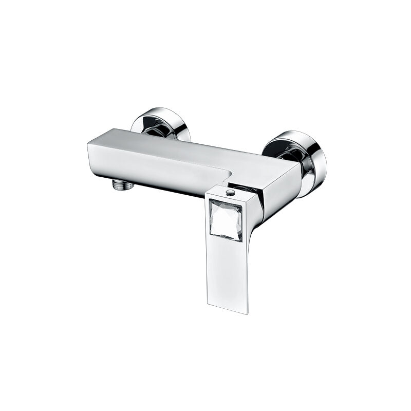 Single lever shower mixer for exposed installation with Diamond Handle 44B 2194