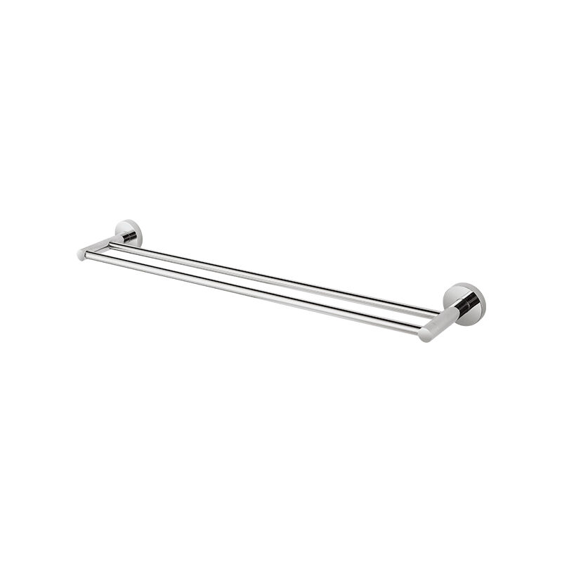 Double Towel Bar Towel Racks for Bathroom, Bath Towel Holders Wall Mount, Stainless Steel Towels Shelves Towel Rail, 2-Rods 9513 T01059