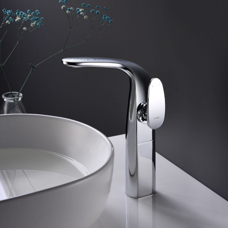 CAE Vessel Lavatory Faucet - Brass High-Rise Bathroom Fixture 81 1107