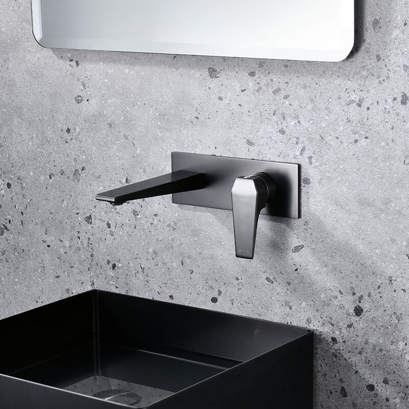 CAE Single Lever Lavatory Faucet - Wall Mount Design Bathroom Sink Fixture  34 1850