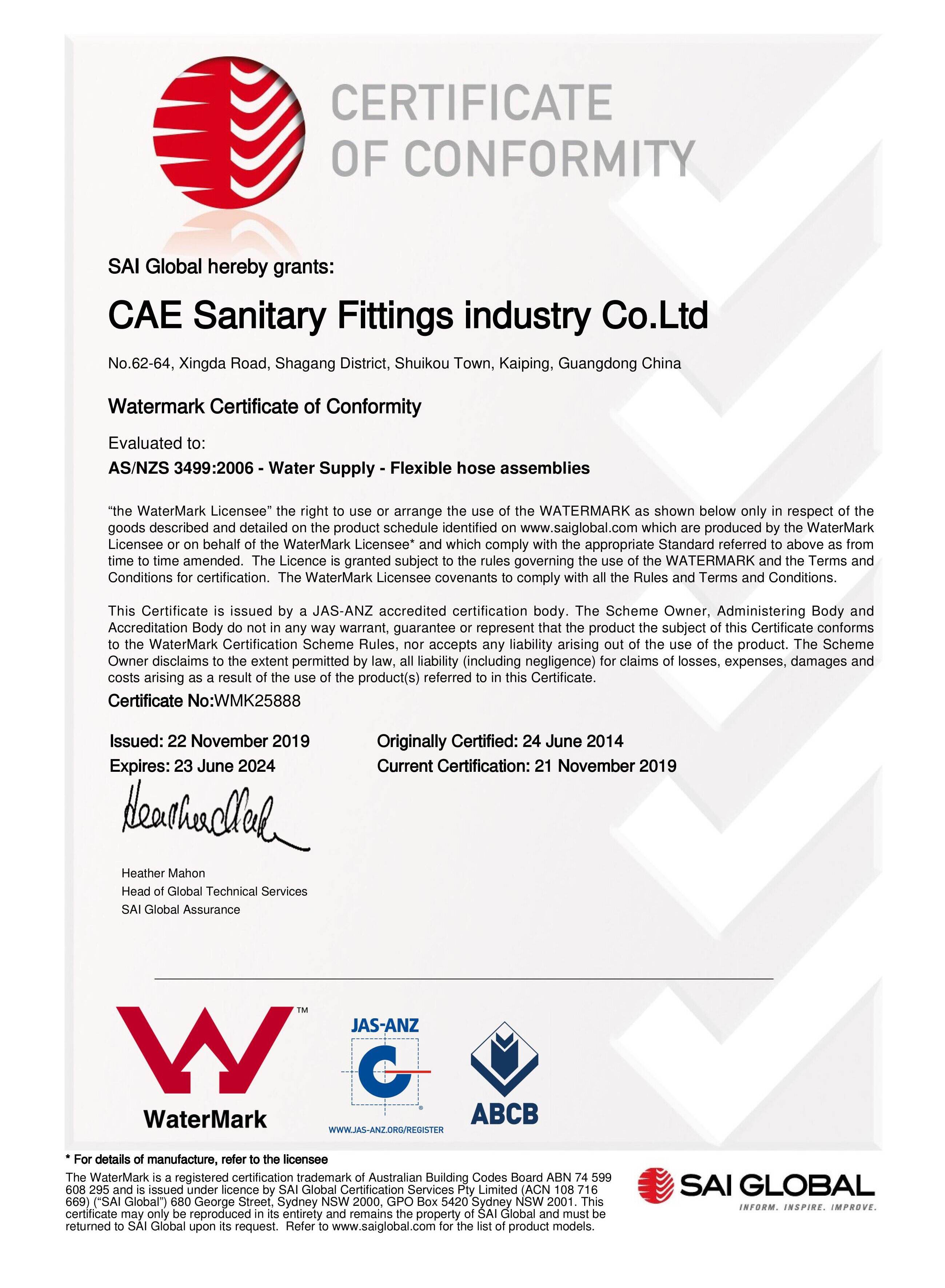 CERTIFICATE OF CONFORMITY-1