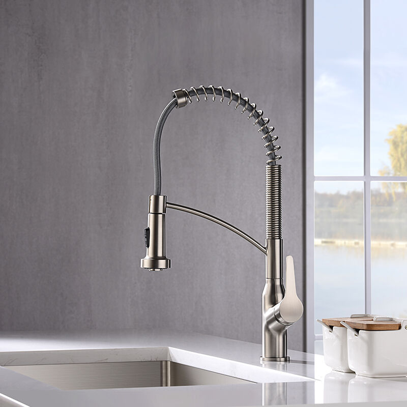 CAE Quick-Connect Pull-Down Kitchen Faucet - DIY Kitchen Renovation Easy Install 50 3777