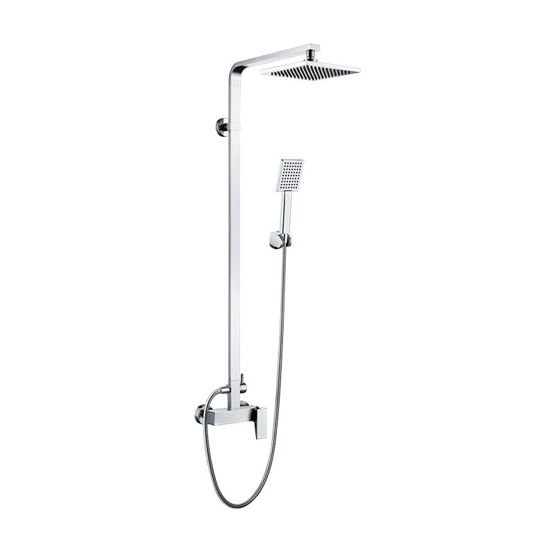 cae sanitary concealed shower mixer  matte gold for modern bathrooms -6