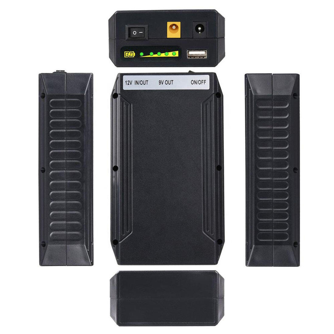 YABO YB12011000--USB 12V 11000mAh Lithium ion battery pack 5V/9V/12V DC USB Output Portable Li-ion Power Bank Battery