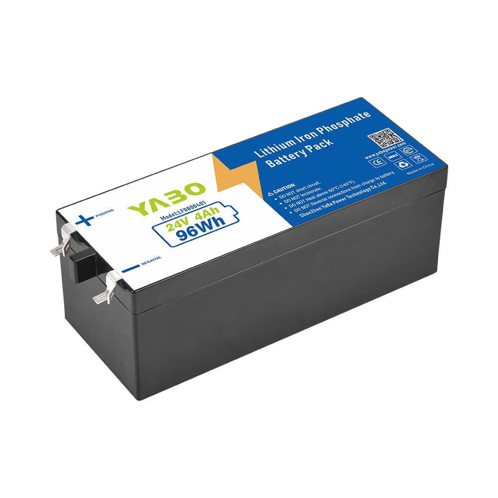 YABO LF0800401 24 V 4 Ah leichte Lithium-LiFePO4-Batterie für Fahrzeuge für Kinder, Elektroantriebe