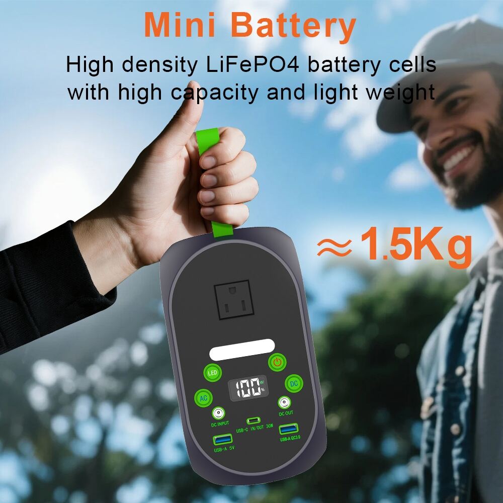 YABO Portable Power Station 120W LiFePO4 Battery 31200mAh Solar Generator with 30W Foldable Solar Panel for Outdoor Camping, Home Emergency, Travel, Laptops, UPS Backup