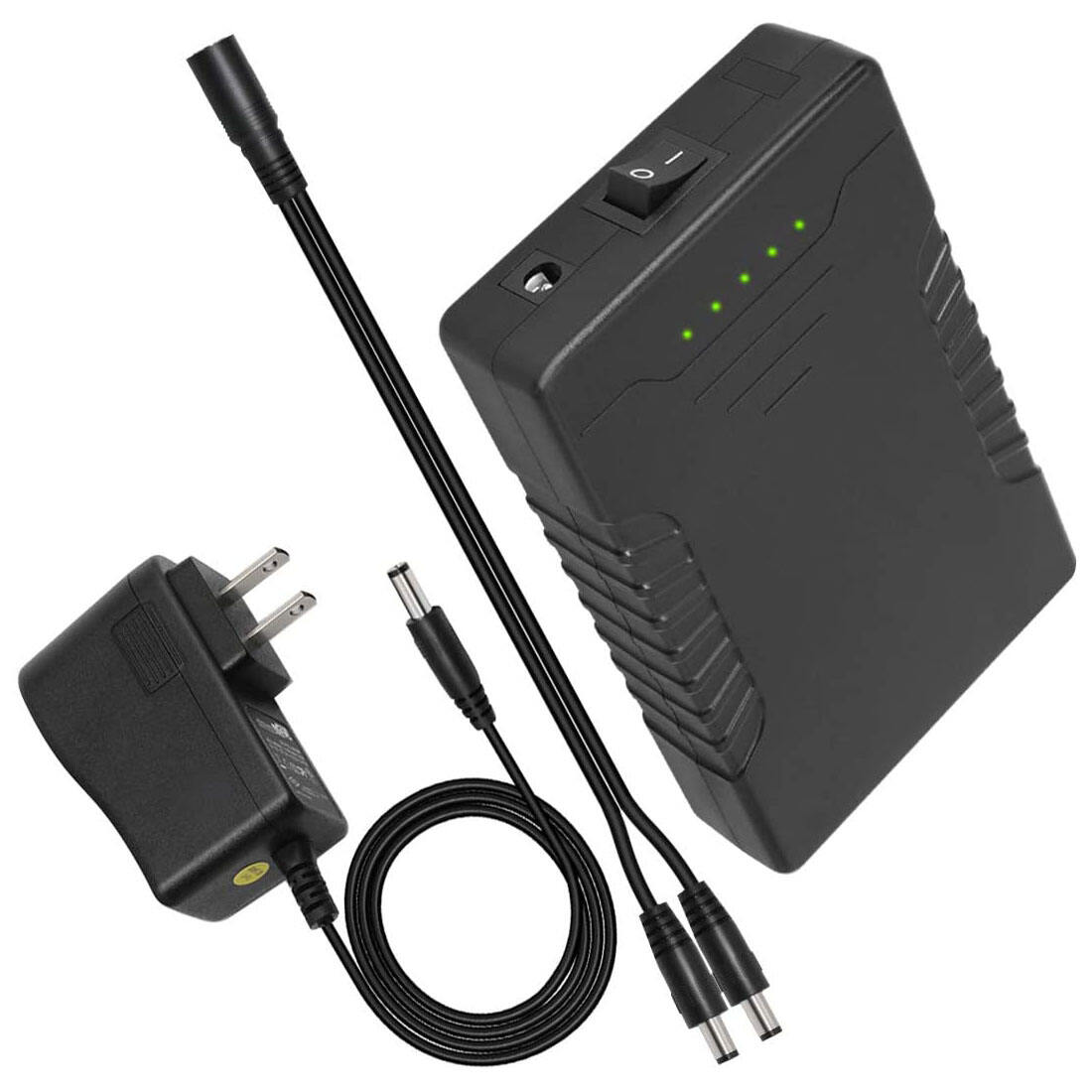 YABO 12V Rechargeable Lithium ion Battery Pack YB1206000 12V 6000mAh Portable Li-ion Power Bank DC Output for LED Strip, Spectra Pump, CCTV Camera 