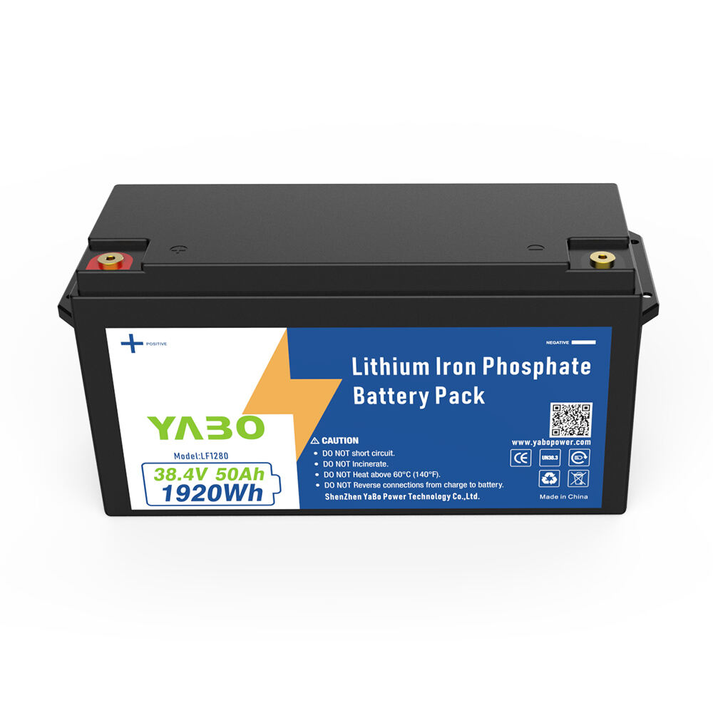 YABO High Performance 36V 50Ah LiFePO4 Battery Pack Powerful Lithium Iron Phosphate Battery for Electric Bike, Scooter, and EV System