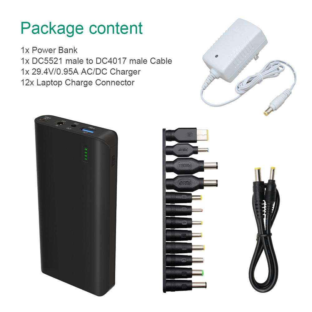 YABO Rechargeable Li ion Battery NB7102 Portable 17500mAh 64.75Wh ...