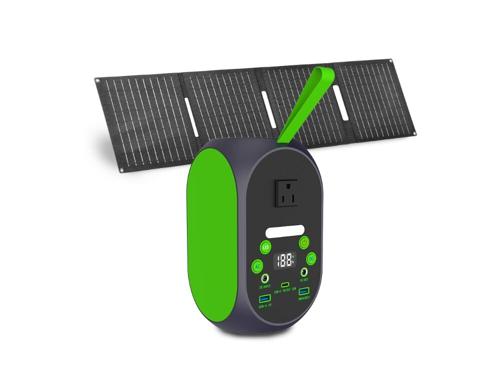Outdoor & Emergency Must-Have! SG120 Portable Power Station, Even Freer with 30W Solar Panel