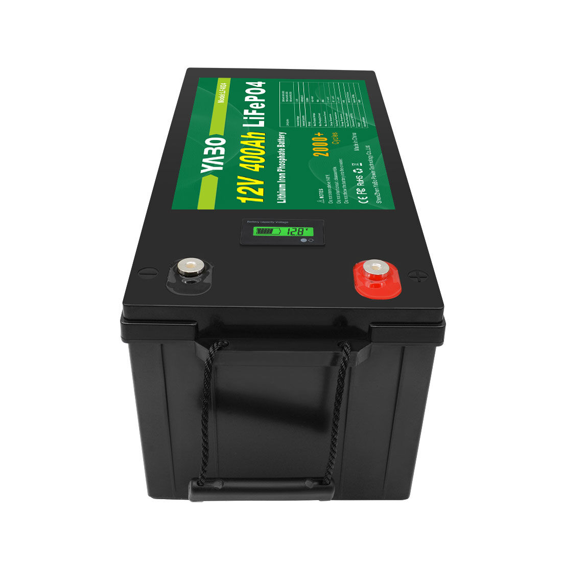 YABO LF4024 12V 400Ah 5120Wh High-Capacity LiFePO4 Battery Lithium ...