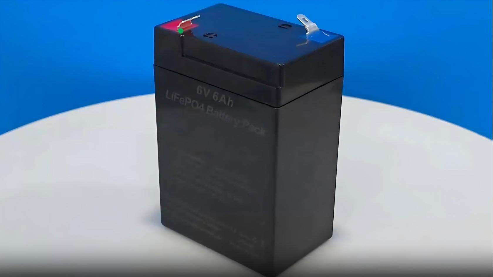 YABO Power LF060A1 6V 6Ah LiFePO4 Battery Pack