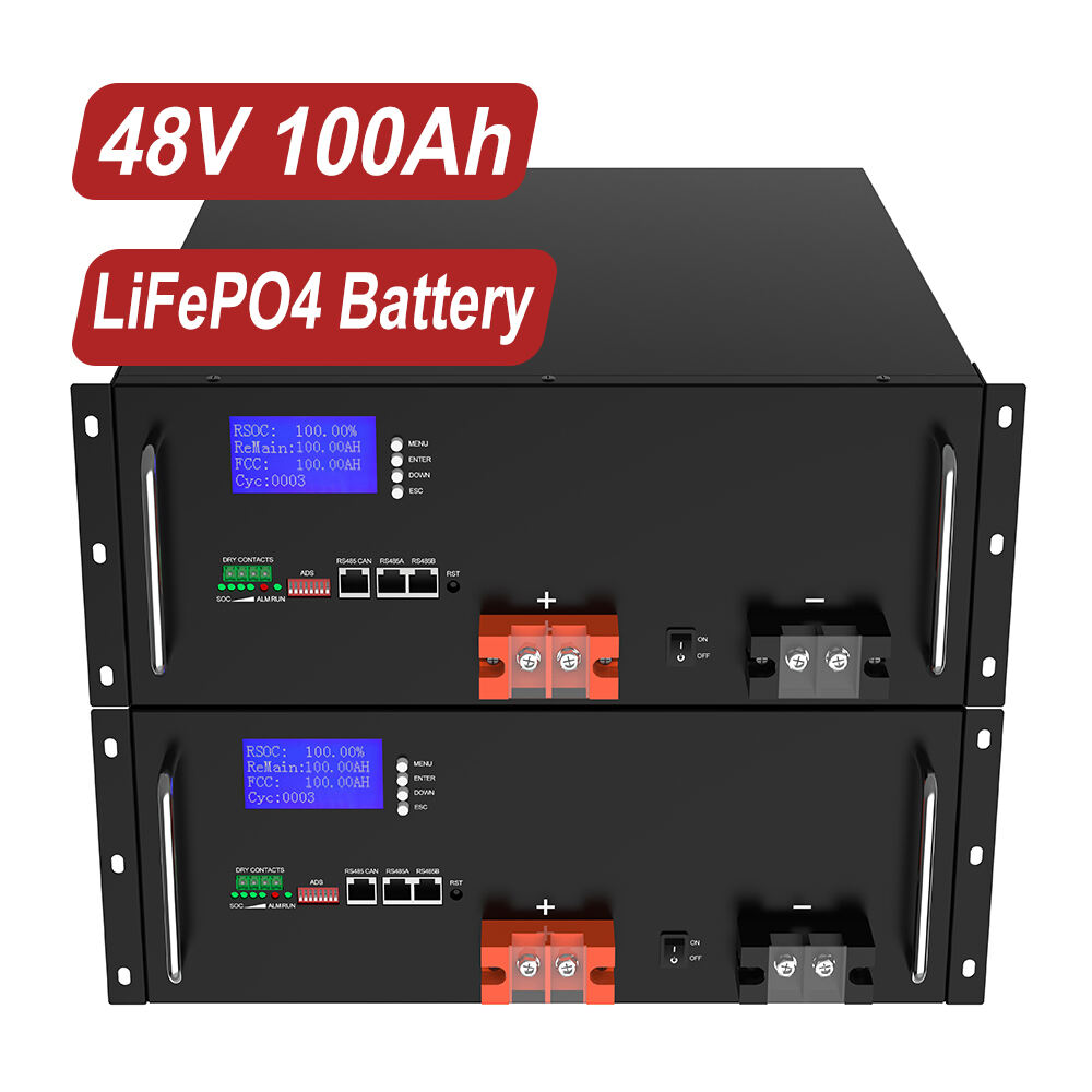 YABO YB-UT48100H Rechargeable 48V 100Ah LLiFePO4 Battery Pack OEM ODM Lithium Solar Battery For Home Energy Storage System