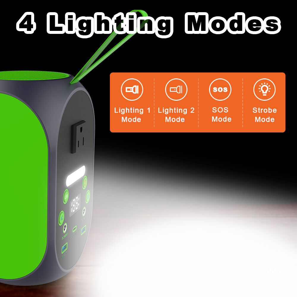 YABO Portable Power Station 120W LiFePO4 Battery 31200mAh Solar Generator with 30W Foldable Solar Panel for Outdoor Camping, Home Emergency, Travel, Laptops, UPS Backup