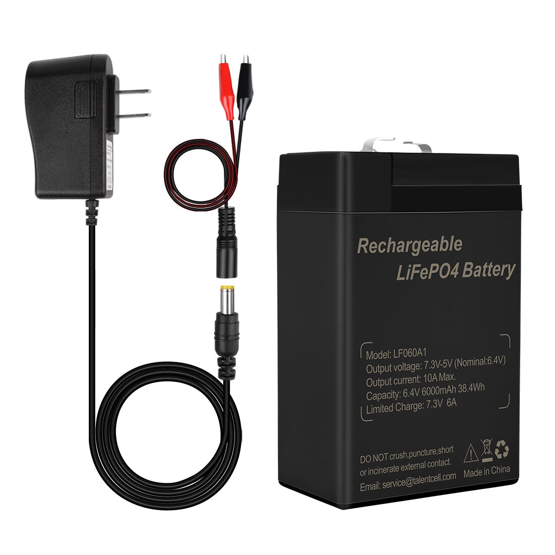 YABO LF060A1 6V 6Ah Lithium LiFePO4 Batterie Langzyklus wiederaufladbare Lithium-Eisenphosphat-Batterie mit BMS