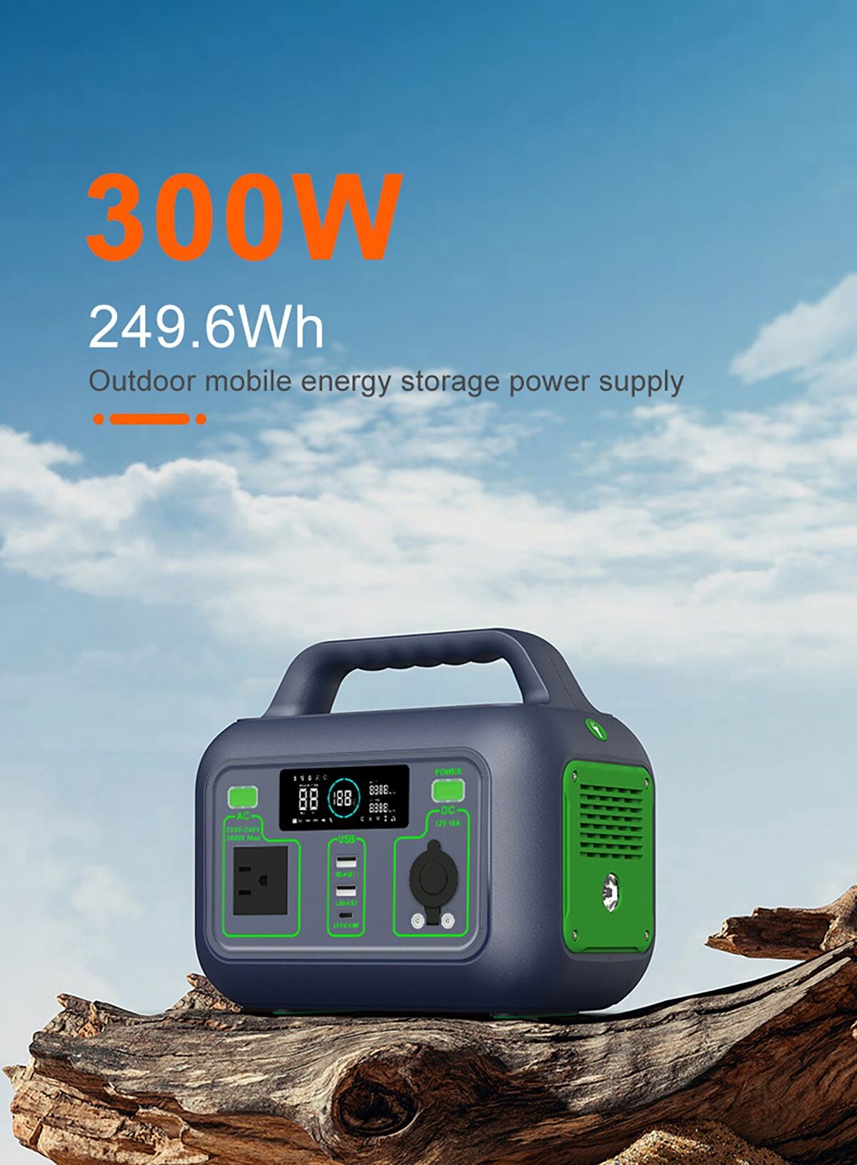 YABOファクトリー サプライヤー SG300 300W 携帯用電源 YABOファクトリー サプライヤー SG300 300W 携帯用電源