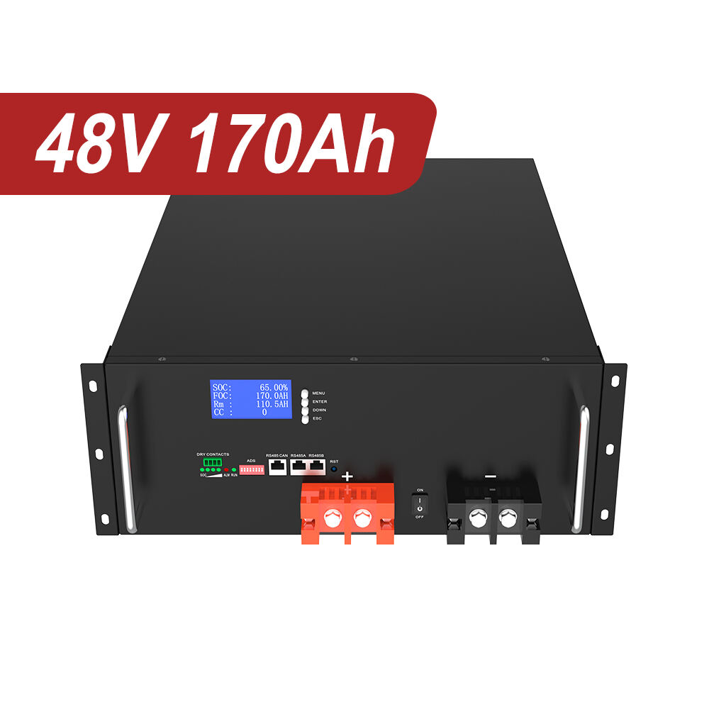 YABO YB-UT48170H 48V 170Ah LiFePO4 Battery Rack-mounted Solar Power Supply Lithium Iron Phosphate Battery For Home 