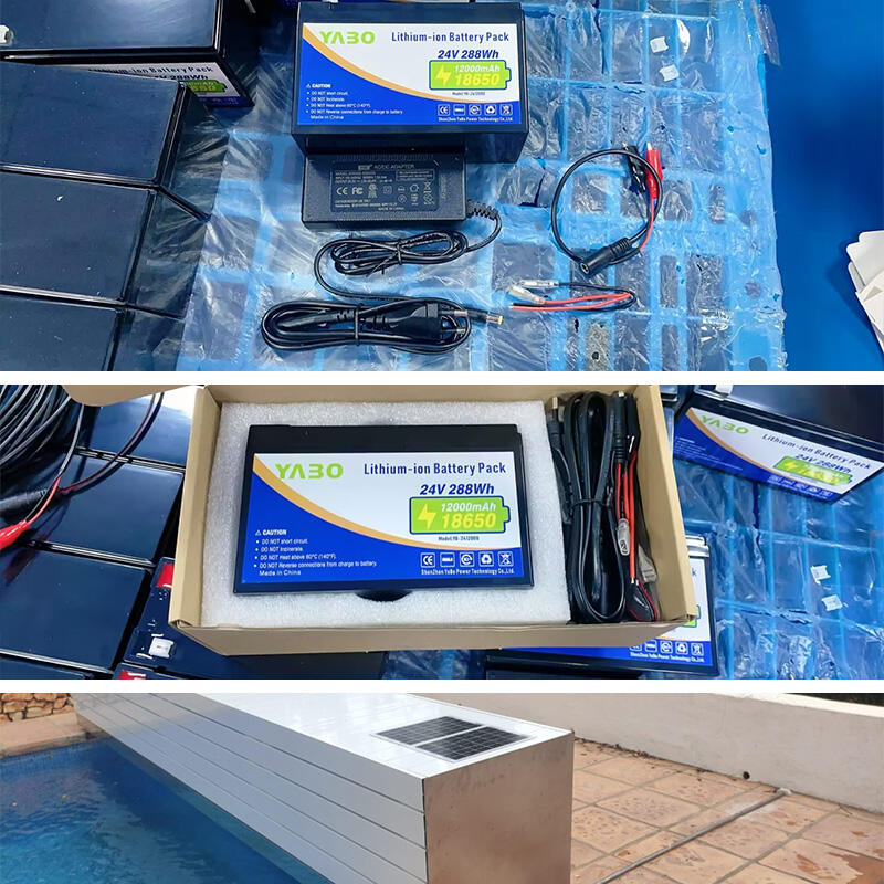 24V 288Ah Lithium Iron Phosphate Battery Pack Solution for Pool Cleaning