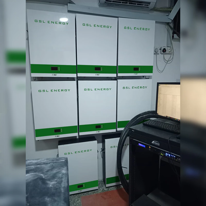 GSL Energy 24kVA hybride omvormer 40kWh lifepo4 batterij opslag systeem in Nigeria