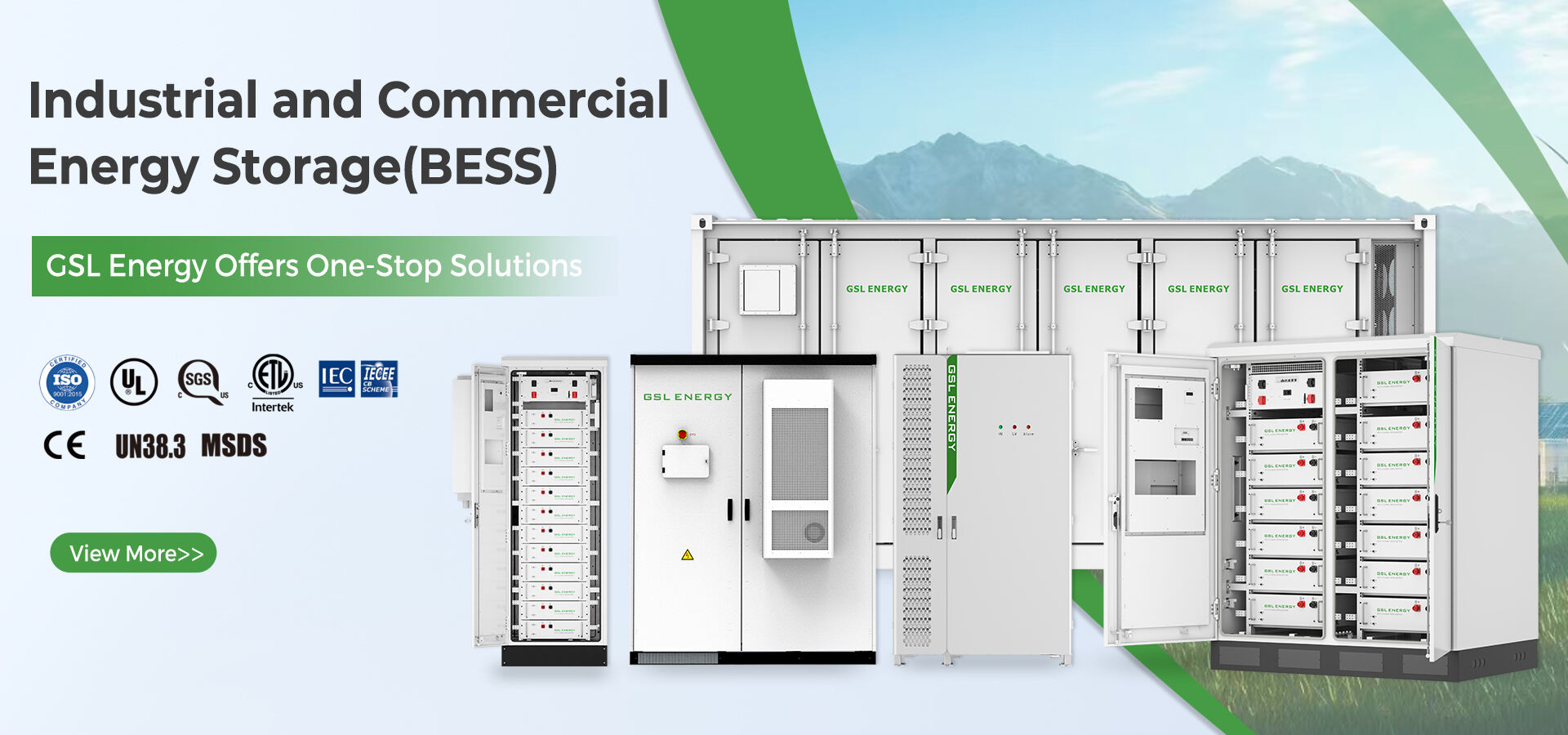 Manufacturer of Industrial and commercial Energy Storage Systems (BESS)