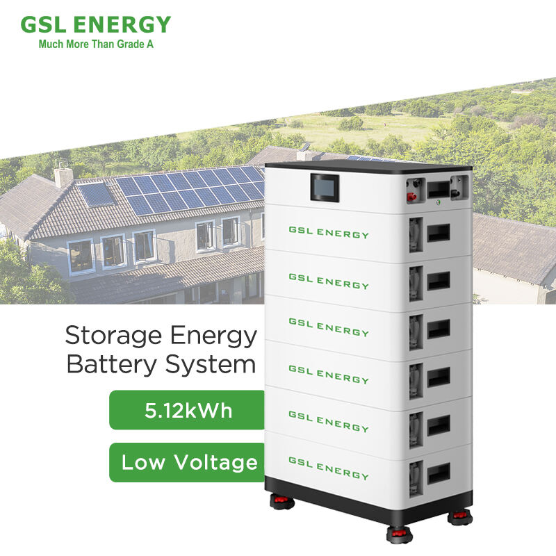 GSL 5000U 5.12-81.92kWh အိမ်သုံး လီသီယမ်သံဖော့စဖိတ် ဘက်ထရီများ