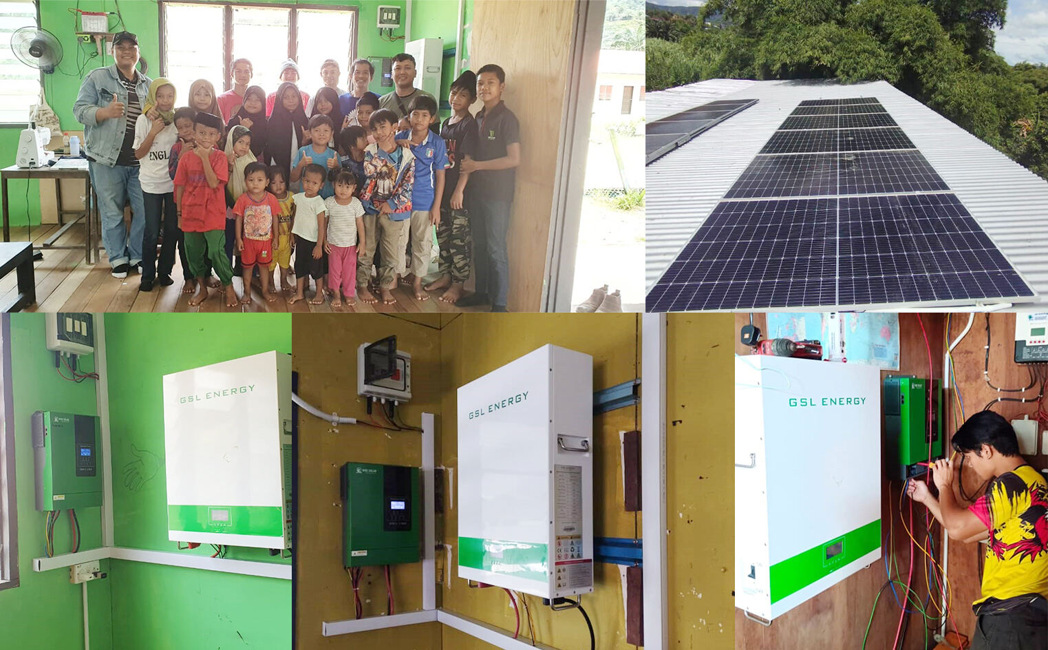 GSL Energy To provide safe and environmentally friendly electricity for a school in Malaysia