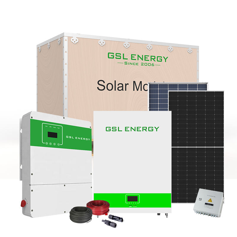 Sistema di accumulo di batterie ad alta tensione con sistema di energia solare ibrido