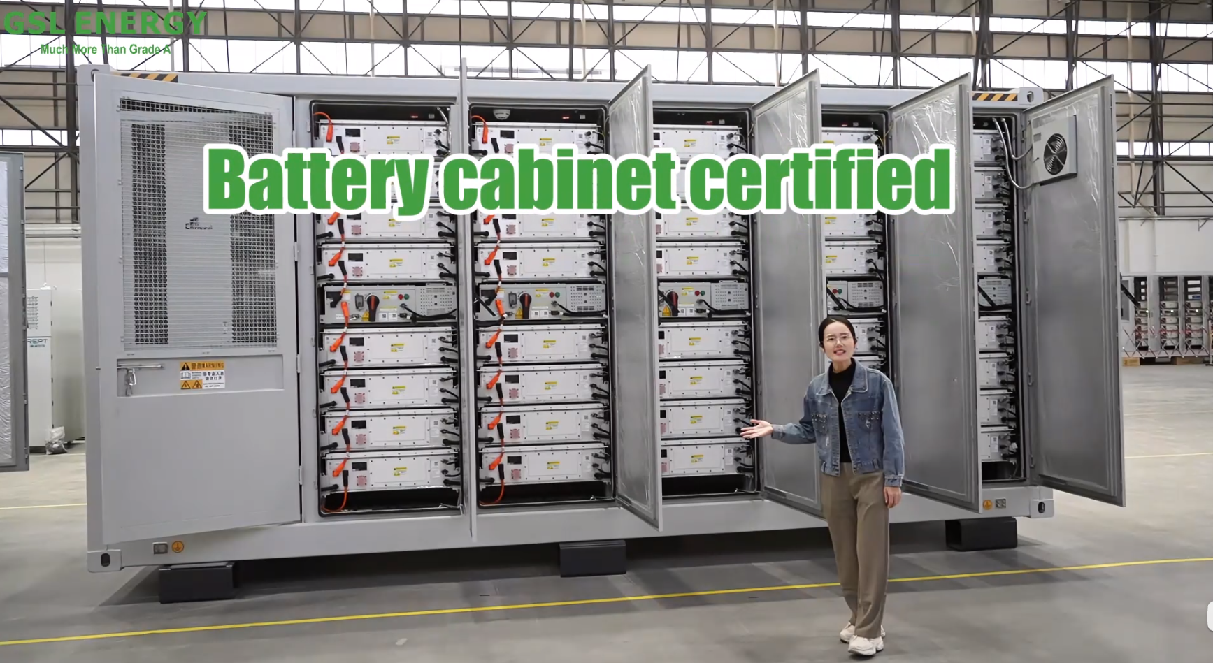 GSL 1-100MWh OEM/ODM စွမ်းအင်သိမ်းဆည်းမှုကွန်တိန်နာ အကြီးစား စီးပွားရေးစီမံကိန်းများအတွက်