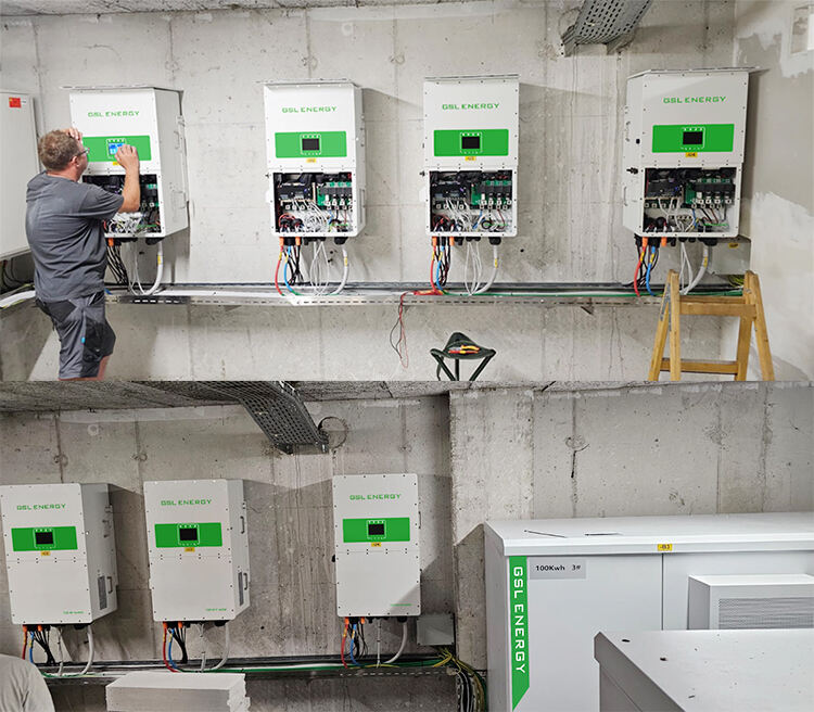 Gsl Energy 48kw invertteri 480kwh Teollisuuden ja kaupallisen energian varastointijärjestelmän tapausanalyysi