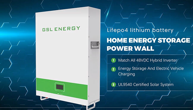 UL9540 5/10/15kWh lifepo4 lithium battery home energy storage power wall