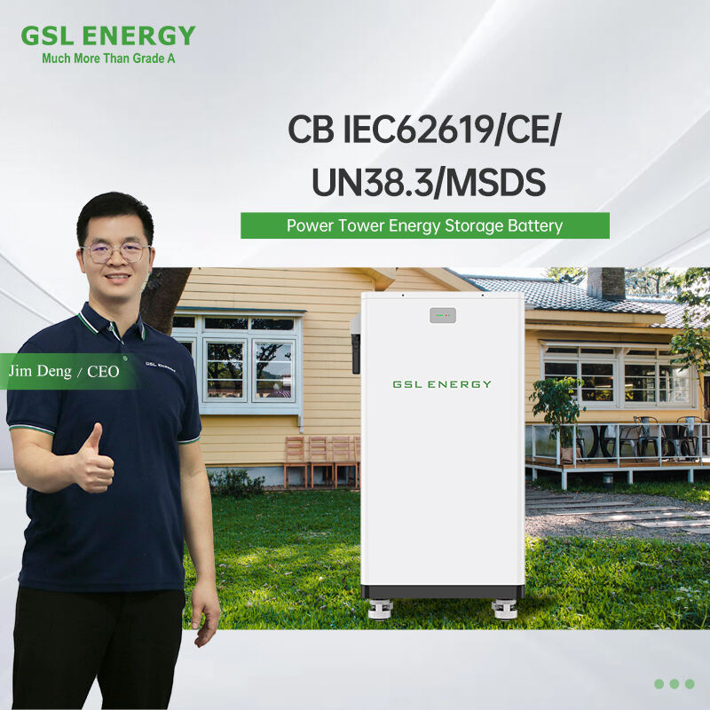 16kWh Battery Storage Tower | IP65 Waterproof Lithium Iron Phosphate Energy Storage System