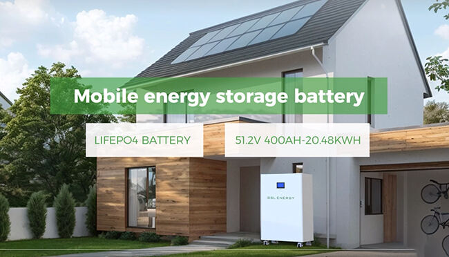 51.2V 400AH 20.48kWh Mobiele energieopslag LiFePO4-batterij