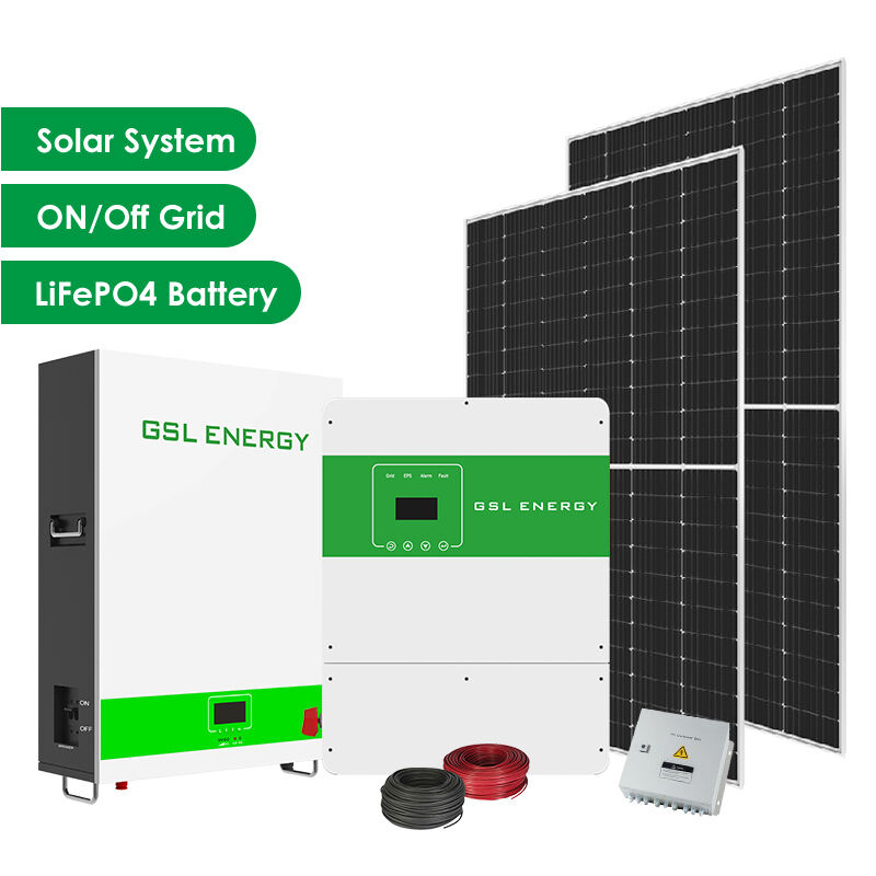 Sistema de energia solar off-grid de 5 kWh