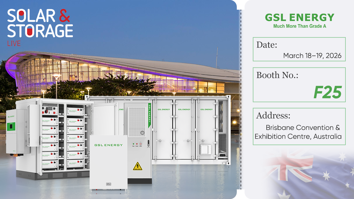 GSL ENERGY på Solar & Storage Live Australia 2026