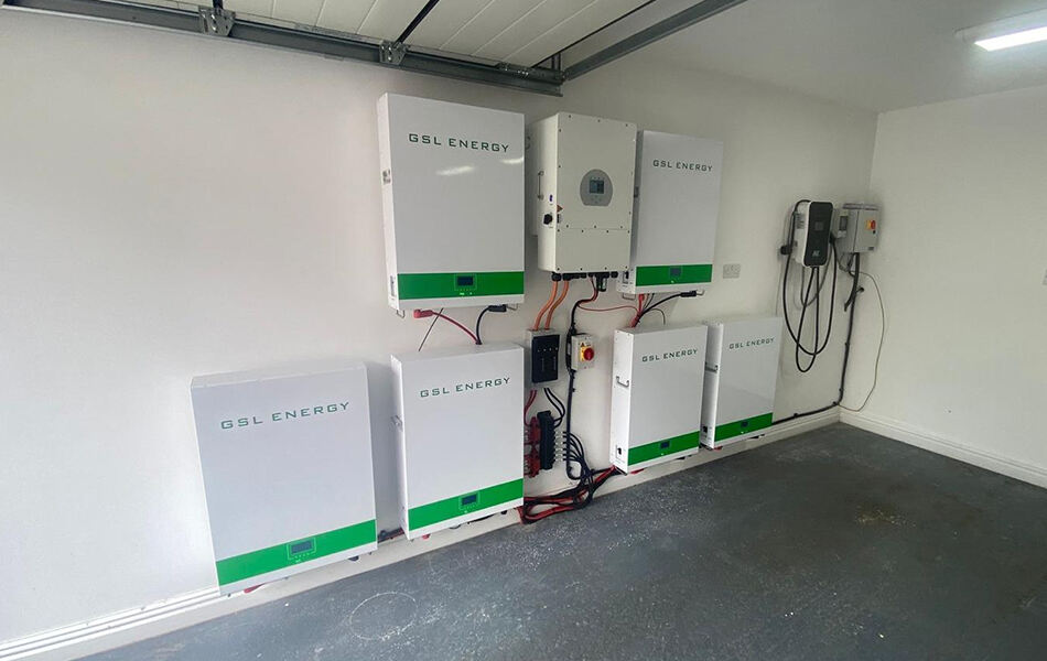 UK 60 kWh Wall-Mounted Residential Energy Storage System Installation Project 