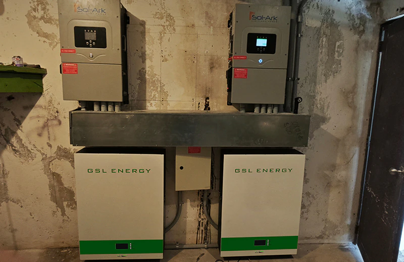 gsl พลังงาน 8kva ไฮบริดอินเวอร์เตอร์ 20kwh ระบบเก็บแบตเตอรี่ lifepo4 ใน usvi