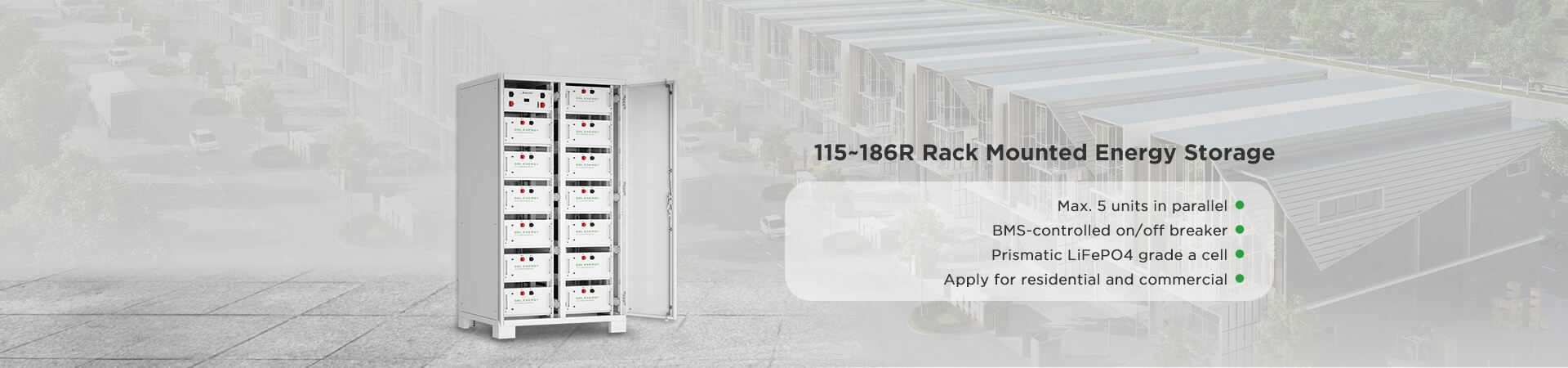 High voltage lifepo4 battery system GSL-HV51100-R30-60