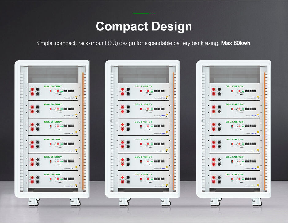 Rack mounted lithium battery system GSL51100-3U（CATL) details