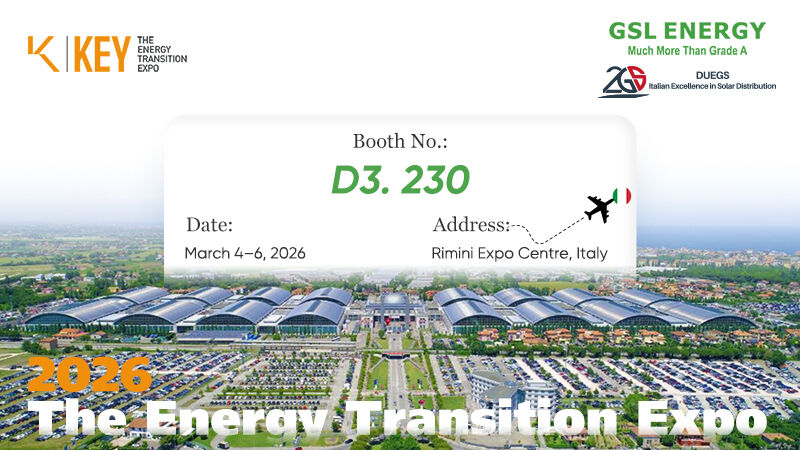 GSL ENERGY på KEY ENERGY 2026 · Rimini