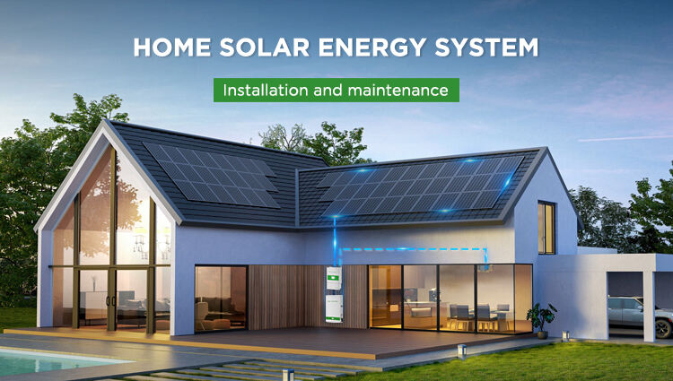 Installation and maintenance of home solar energy storage system