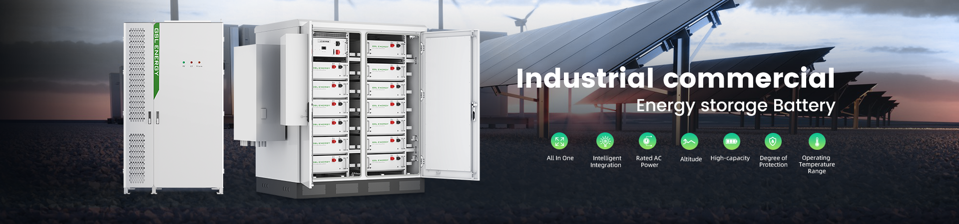 215kWh 768V Industrieel commercieel energieopslagbatterijsysteem Buitenkast ess