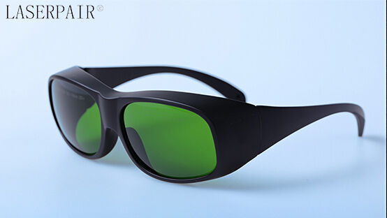 Stylish and Functional Laser Protective Glasses with Black Frame