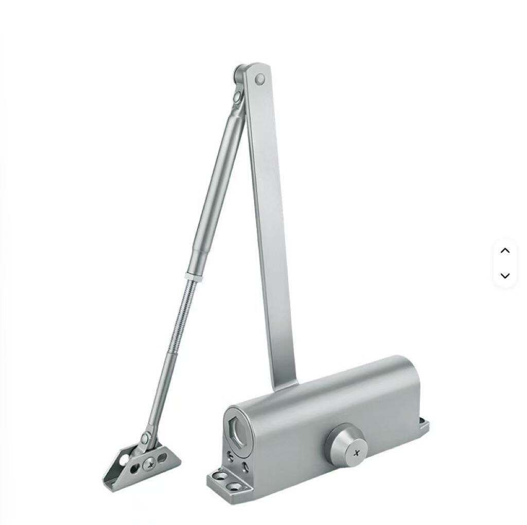 THOMEI Round Shape Modern Door Closer – Adjustable Dual-Speed, 40-65KG Capacity, Aluminum Alloy