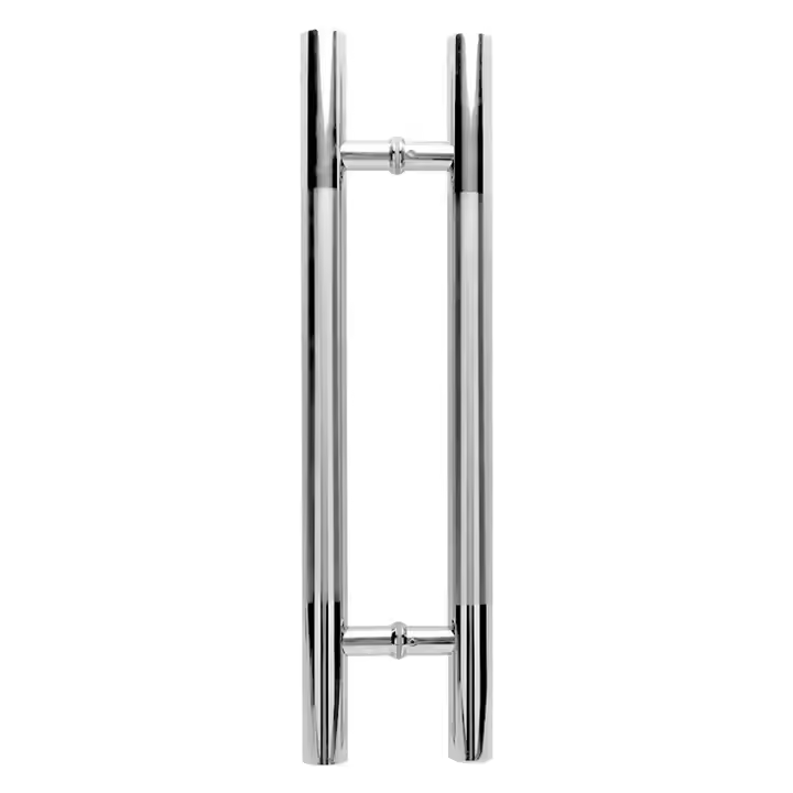 Tubo Quadrado de Aço Inoxidável Cano Redondo Manípulo de Porta