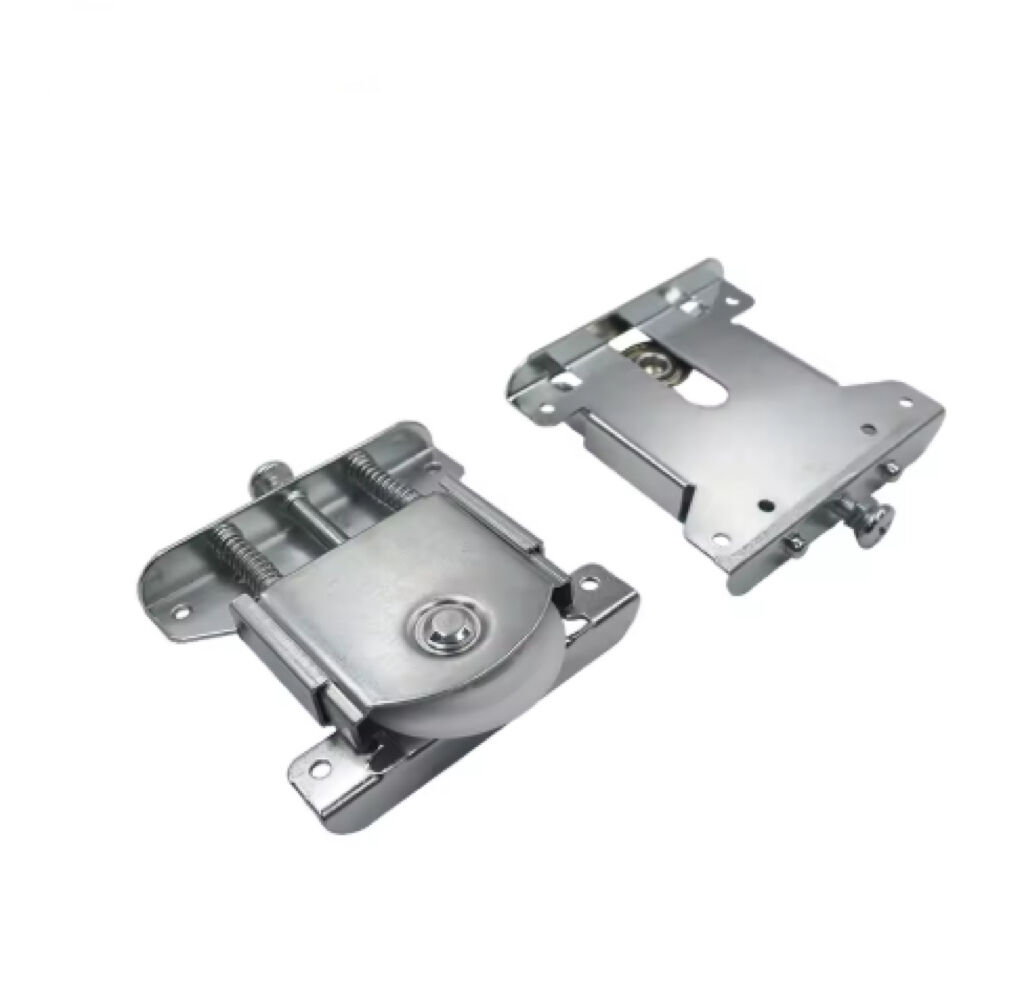 Heavy Duty Sliding Wardrobe Door Rollers - Zinc Alloy Track Wheels for Hotel & Apartment Use